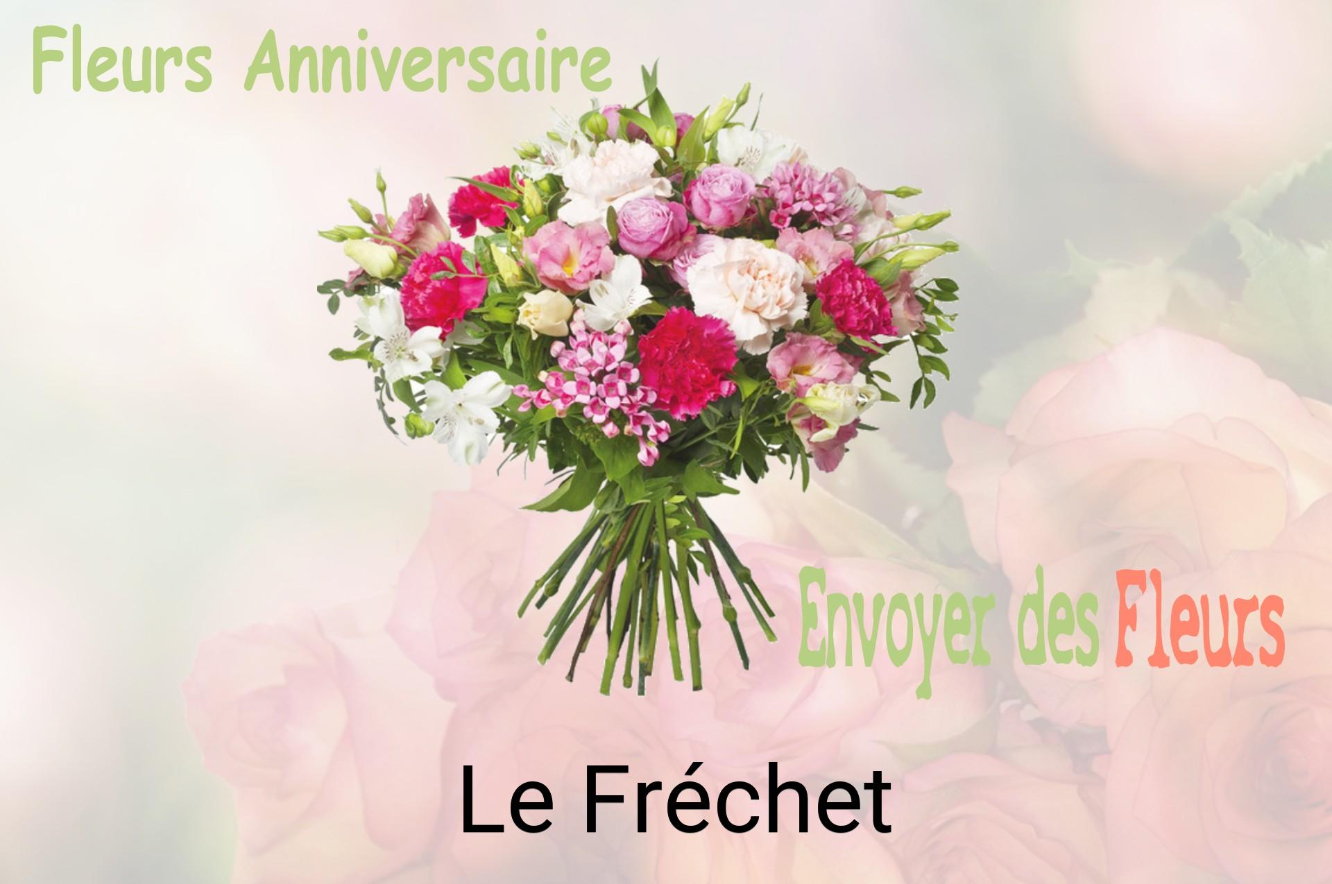 Bouquet de fleurs d’anniversaire livré à Le Fréchet