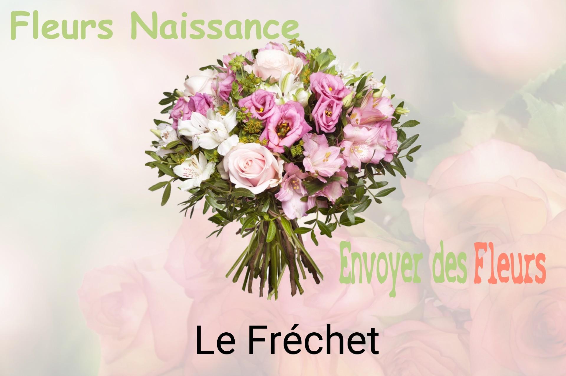 Bouquet de fleurs de naissance livré à Le Fréchet